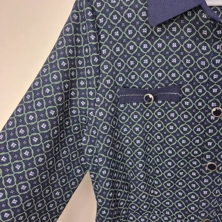 [BUNJANG] LANG &amp; LU Pattern Long Shirt Dress / LANG &amp;LU 패턴 롱 셔츠 원피스