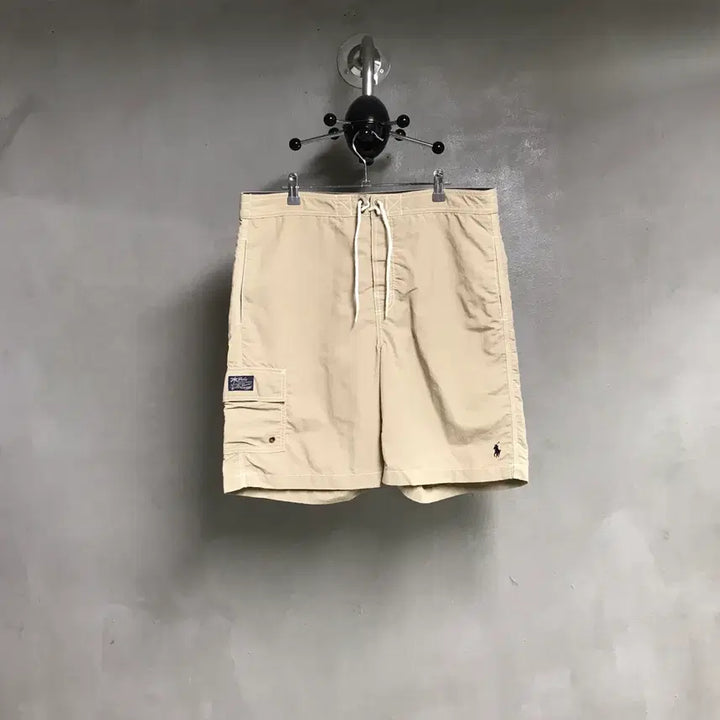 [BUNJANG] Polo Ralph Lauren Pony Swim Pants Beige L / 폴로 랄프로렌 포니 스윔 팬츠 베이지 L