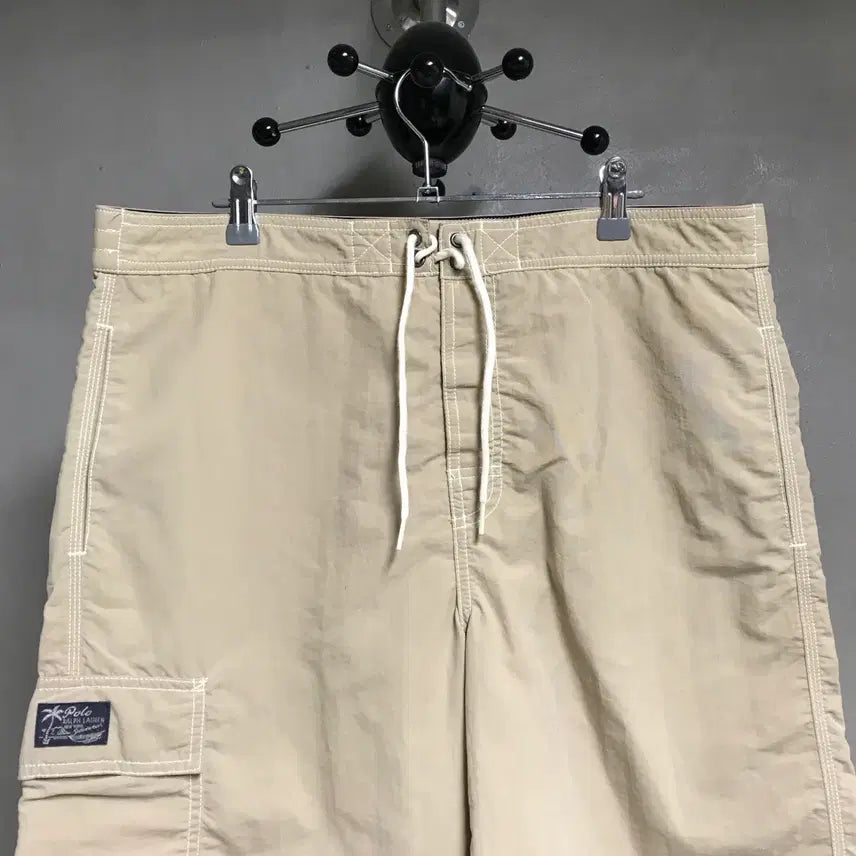 [BUNJANG] Polo Ralph Lauren Pony Swim Pants Beige L / 폴로 랄프로렌 포니 스윔 팬츠 베이지 L