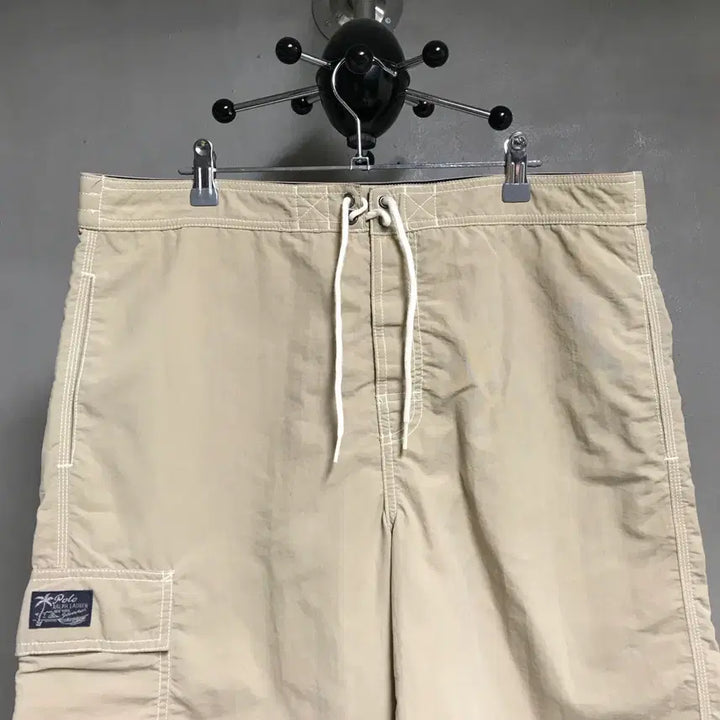 [BUNJANG] Polo Ralph Lauren Pony Swim Pants Beige L / 폴로 랄프로렌 포니 스윔 팬츠 베이지 L