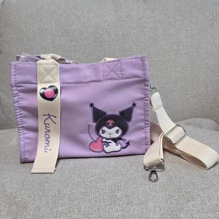 [BUNJANG] Hello Kitty &amp; Kuromi Mini Tote Bag / 헬로키티 ,쿠로미 미니 토트백 숄더백