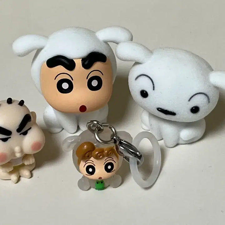 [BUNJANG] Crayon Shin-chan Shiro Nene Arai Figurines Bundle Set / 짱구는 못말려 짱구 짱아 흰둥이 피규어 가챠 일괄