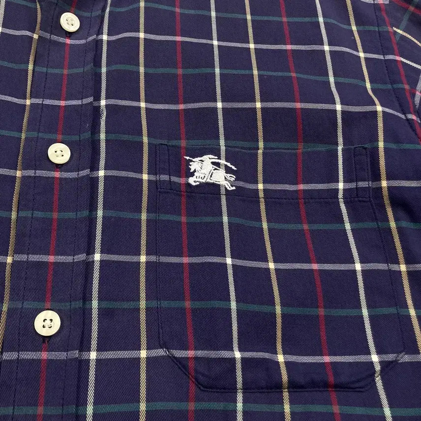 [BUNJANG] Burberrys 90s Embroidered Logo Check Shirt / 90s 버버리스 자수로고 체크 셔츠