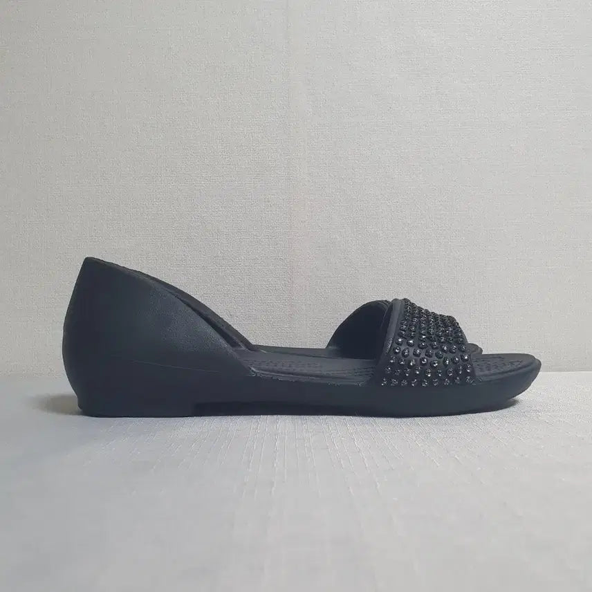 [BUNJANG] Crocs Lina Embossed Dorse Sandal (Black) Women&
