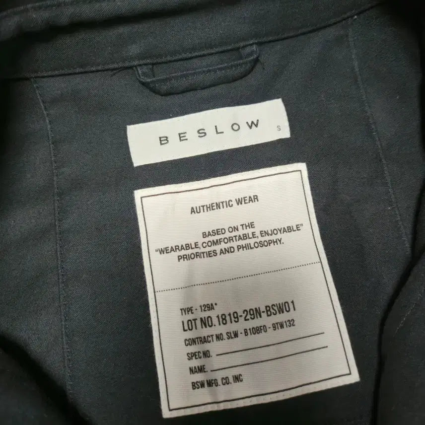 [BUNJANG] BESLOW Military Moleskin Zip-up Jacket / S) BESLOW 블랙 몰스킨 밀리터리 집업 자켓