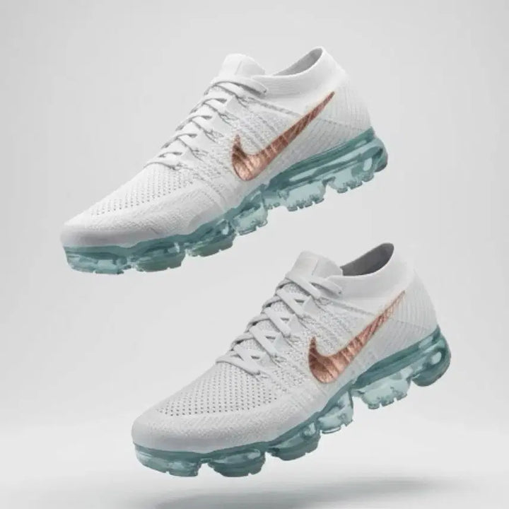 [BUNJANG] Nike Air VaporMax White/Rose Gold Sneakers (US 7.5) / 245/ 나이키 에어 베이퍼맥스 화이트/로즈골드