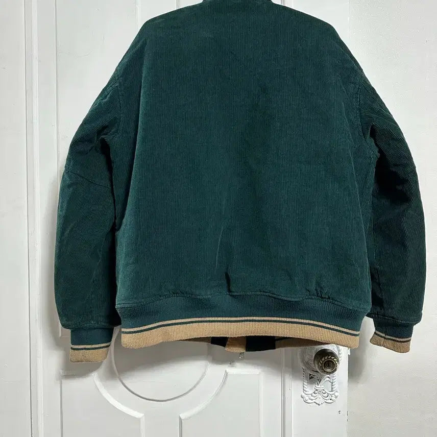 [BUNJANG] Prizmworks Corduroy Varsity Jacket / 프리즘웍스 코듀로이 바시티자켓
