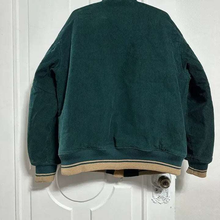 [BUNJANG] Prizmworks Corduroy Varsity Jacket / 프리즘웍스 코듀로이 바시티자켓