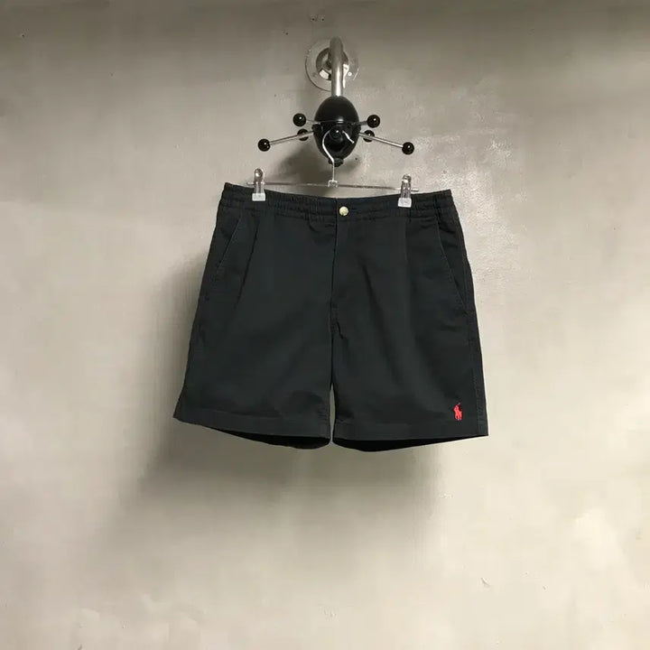 [BUNJANG] Polo Ralph Lauren QR Pony Shorts Black M / 폴로 랄프로렌 QR 포니 반바지 블랙 M