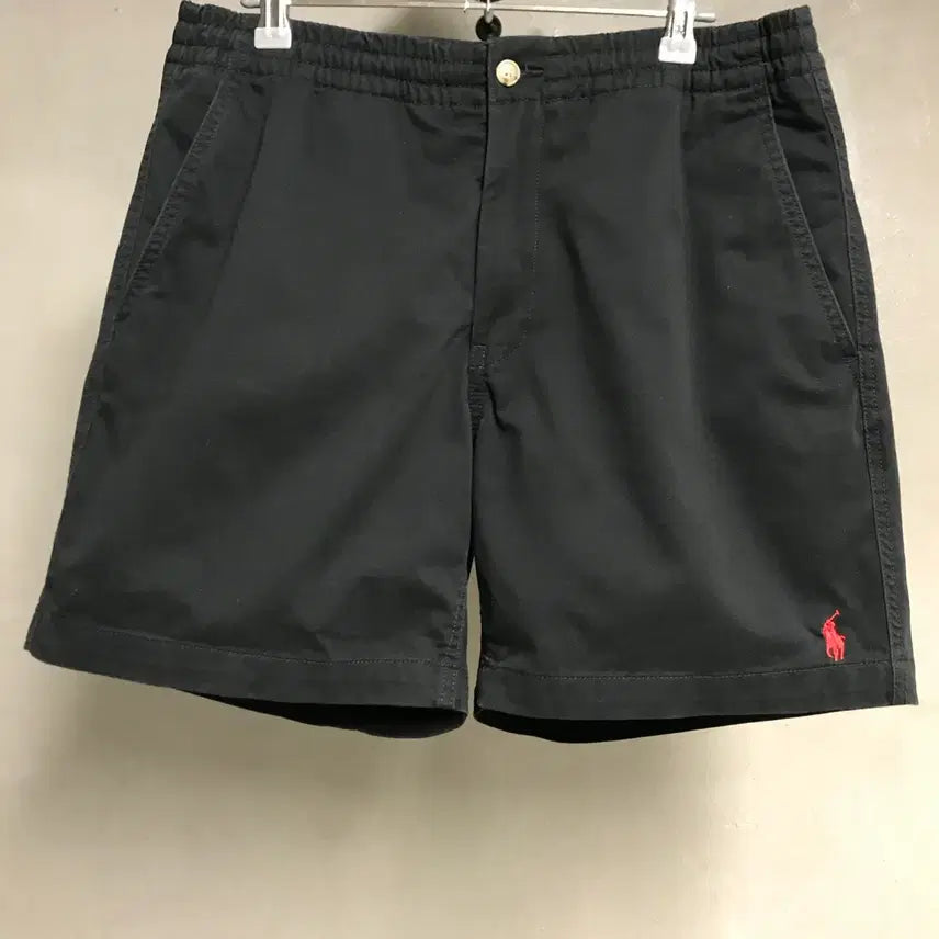 [BUNJANG] Polo Ralph Lauren QR Pony Shorts Black M / 폴로 랄프로렌 QR 포니 반바지 블랙 M