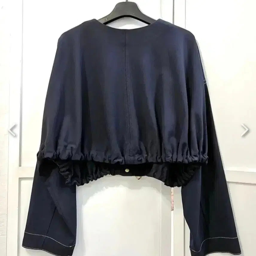 [BUNJANG] J.CHUNG Navy Crop Jacket / 제이청 네이비 크롭 자켓이예요