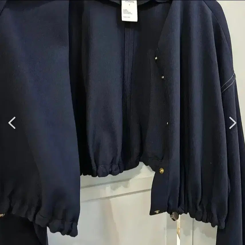 [BUNJANG] J.CHUNG Navy Crop Jacket / 제이청 네이비 크롭 자켓이예요