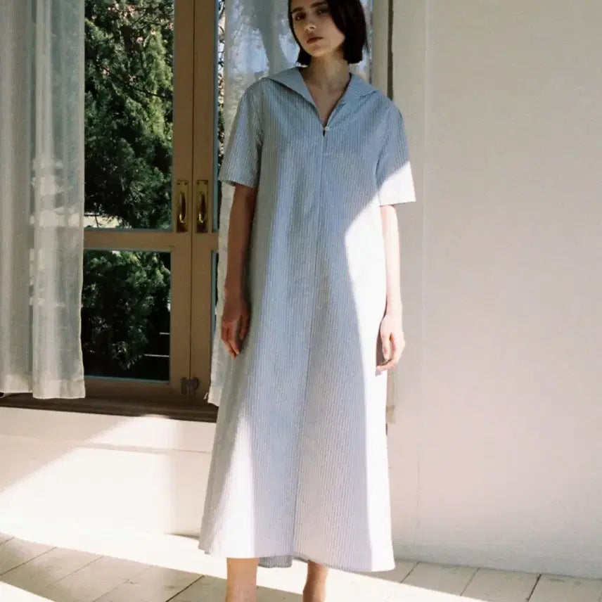 [BUNJANG] Marithe Francois Girbaud Striped Long Dress / 마리떼 프랑소와 저버 원피스
