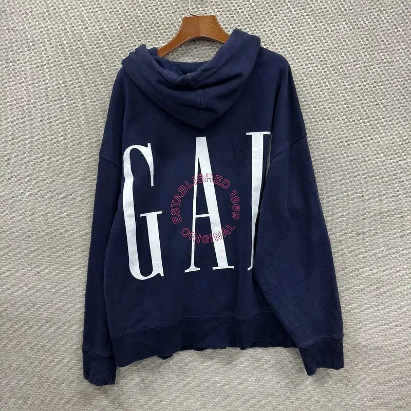 [BUNJANG] GAP Casual Printing Logo Hooded Zip-up Jacket L / 갭 GAP 캐주얼 프린팅로고 후드집업 L A09614