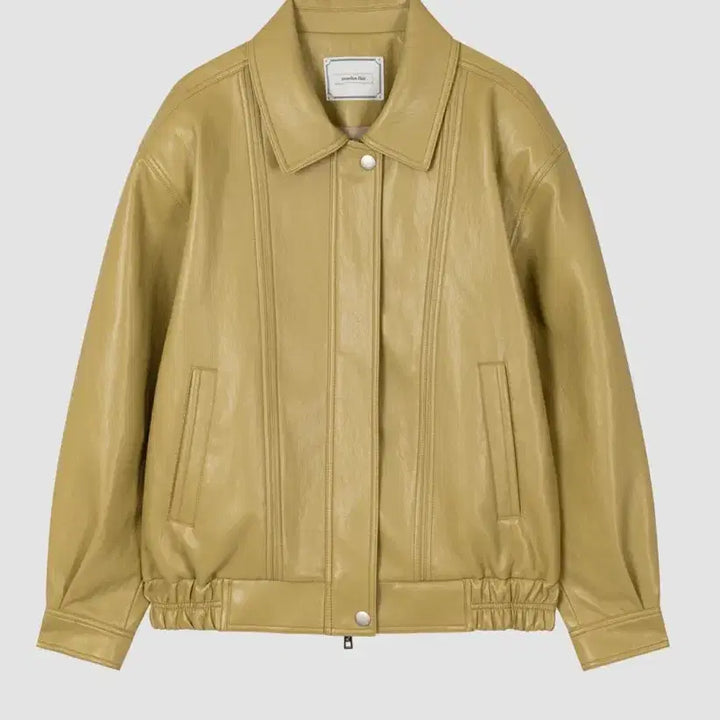 [BUNJANG] 오버듀플레어 VINTAGE LEATHER BLOUSON JACKET_MU / 오버듀플레어 VINTAGE LEATHER BLOUSON JACKET_MU