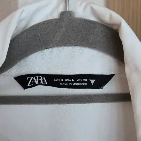 [BUNJANG] Zara White Cropped Shirt M / 자라 화이트 크롭 셔츠 M