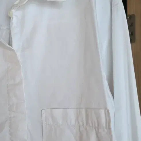 [BUNJANG] Zara White Cropped Shirt M / 자라 화이트 크롭 셔츠 M