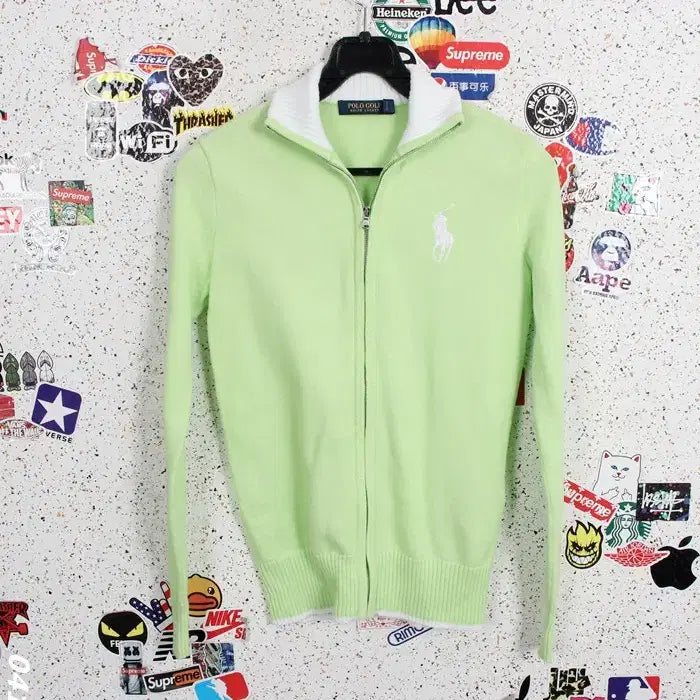 [SOLD OUT] 여성XS / 폴로골프 코튼 포니 집업니트GN 26-125