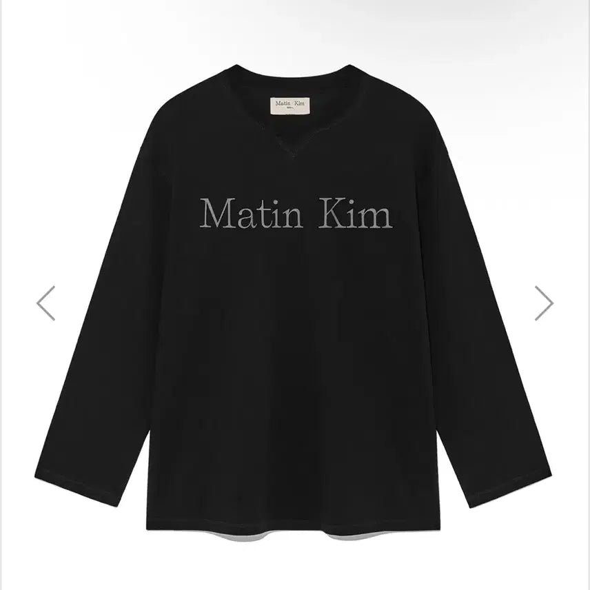 [SOLD OUT] 마뗑킴 로고 타이포 슬리브리스