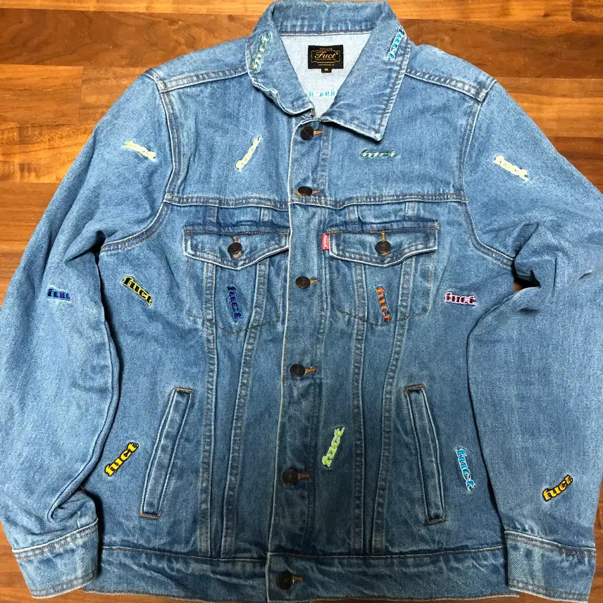 [BUNJANG] Fuct Denim Trucker Jacket (M) / fuct퍽트 데님 트러커 자켓 M사이즈