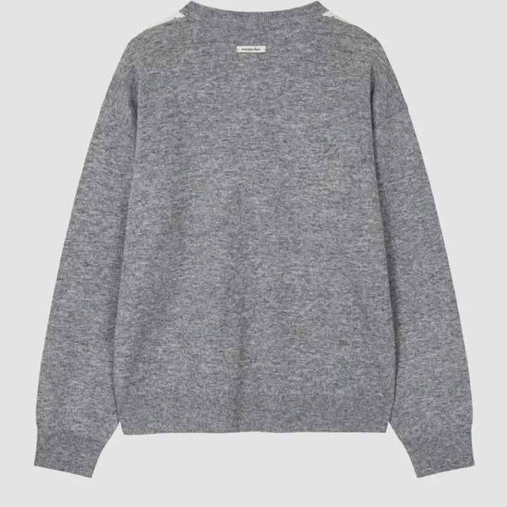 [SOLD OUT] 오버듀플레어 CLASSIC ARGYLE V-NECK KNIT_LEMON/