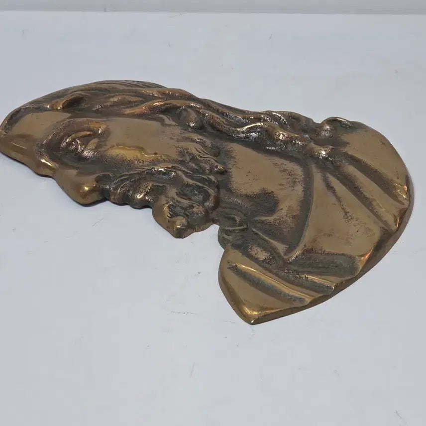 [BUNJANG] Jesus Christ Antique Brass Bust / 예수님 황동 앤틱 두상 무거움 황동 신주 가톨릭 천주교