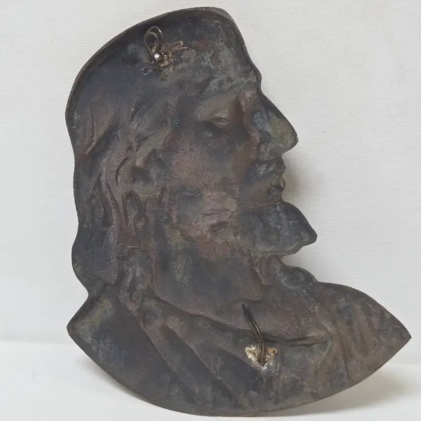 [BUNJANG] Jesus Christ Antique Brass Bust / 예수님 황동 앤틱 두상 무거움 황동 신주 가톨릭 천주교