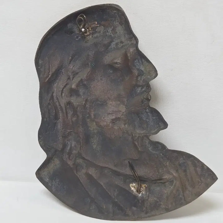 [BUNJANG] Jesus Christ Antique Brass Bust / 예수님 황동 앤틱 두상 무거움 황동 신주 가톨릭 천주교
