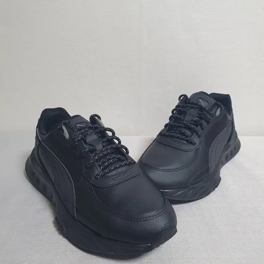 [BUNJANG] Puma Wild Rider Reflective Black Sneakers / 푸마 와일드 라이더 리플랙티브 블랙 245mm