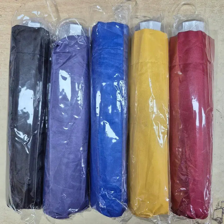 [BUNJANG] 3-Fold Manual Umbrella Bundle Set / 5개 모두 3단 수동 우산
