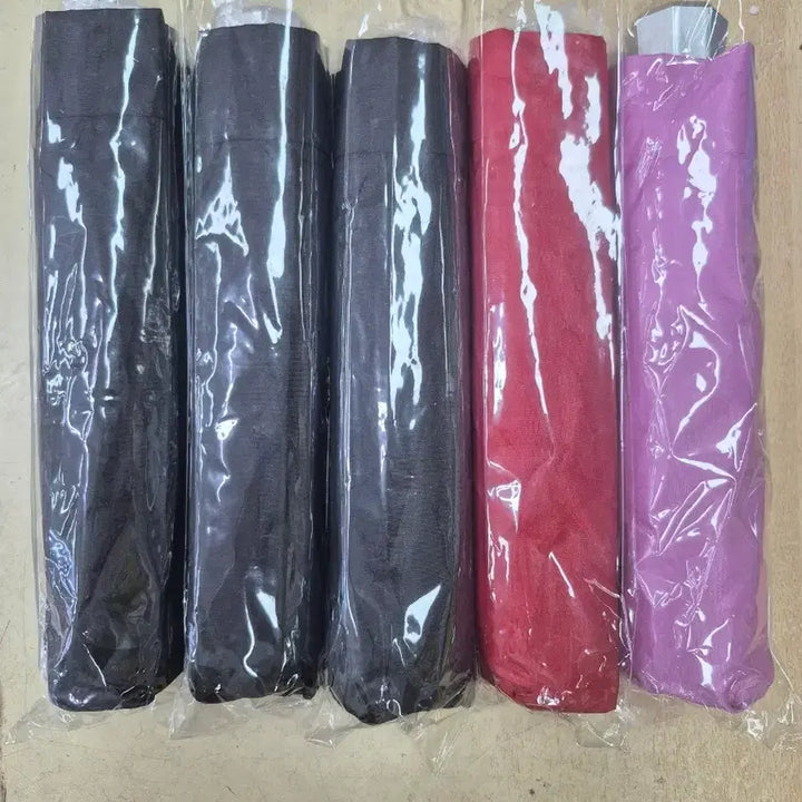 [BUNJANG] 3-Fold Manual Umbrella Bundle Set / 5개 모두 3단 수동 우산