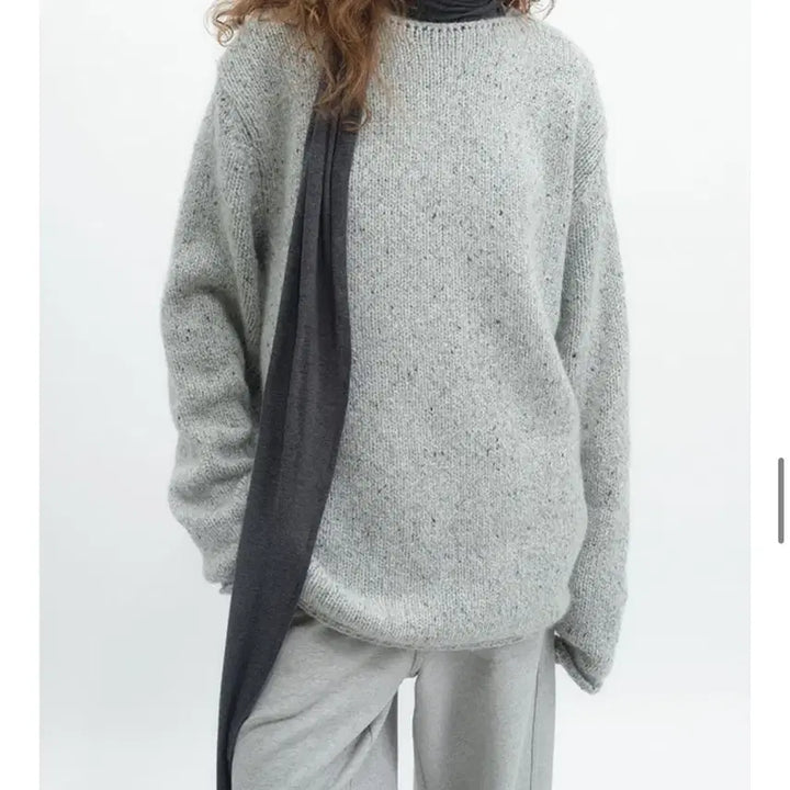 [BUNJANG] Repose Mohair Crewneck Knit / 리포스 모헤어 크루넥 니트