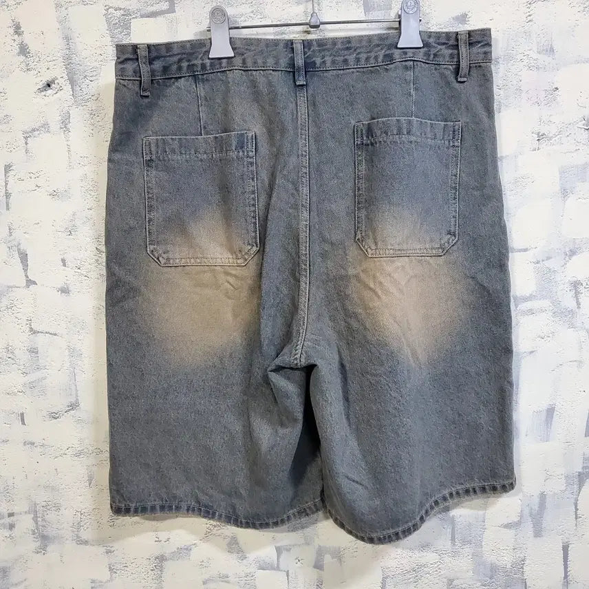 [BUNJANG] UTPD Vintage Washed Denim Shorts 3XL / UTPD 빈티지 워싱 데님 반바지 3XL