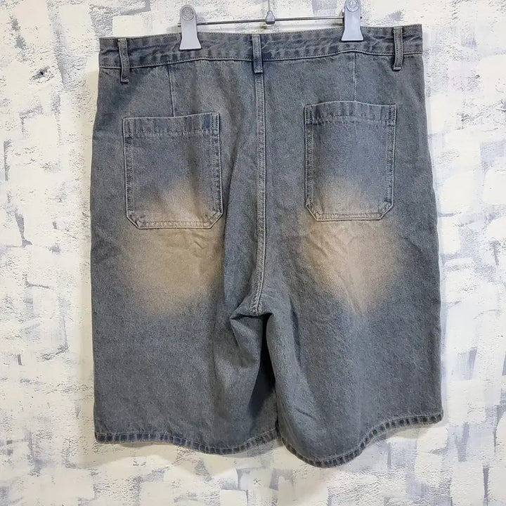 [BUNJANG] UTPD Vintage Washed Denim Shorts 3XL / UTPD 빈티지 워싱 데님 반바지 3XL