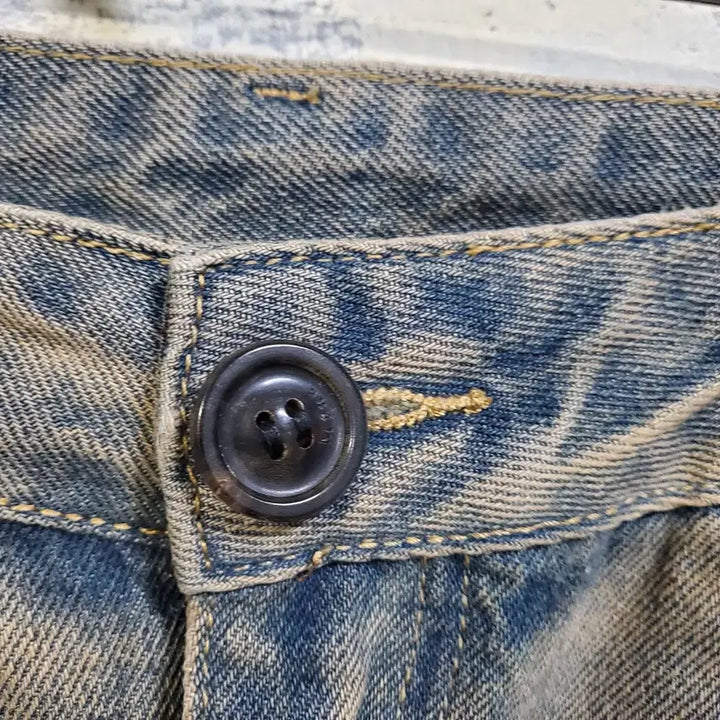 [BUNJANG] UTPD Vintage Washed Denim Shorts 3XL / UTPD 빈티지 워싱 데님 반바지 3XL