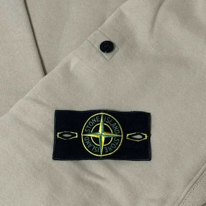 [BUNJANG] Stone Island Beige Crewneck Sweatshirt / 스톤아이랜드 맨투맨