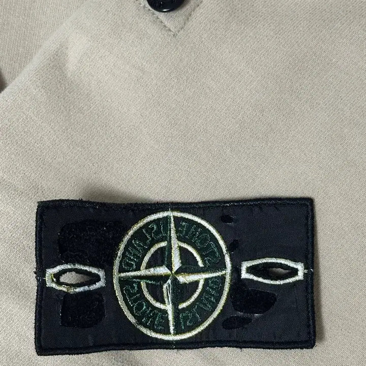 [BUNJANG] Stone Island Beige Crewneck Sweatshirt / 스톤아이랜드 맨투맨