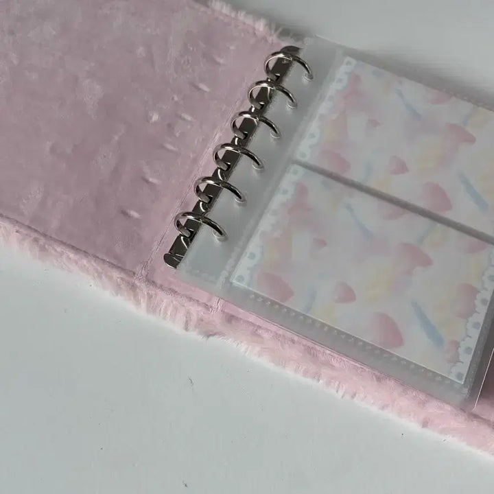 [BUNJANG] A7 Plush Binder / A7 털 바인더 (양면속지, 대지 포함
