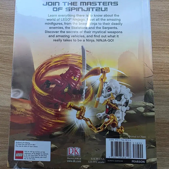 [BUNJANG] Lego Ninjago Character Encyclopedia + Green Kimono Ninja ZX / 레고 닌자고 캐릭터 백과사전 + 그린 기모노 닌자 ZX