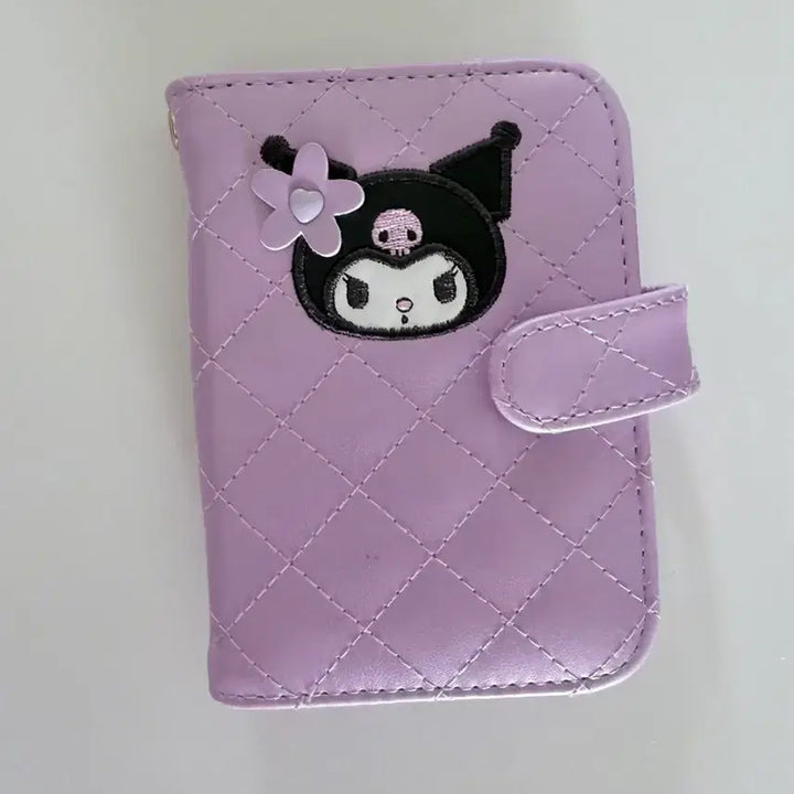 [BUNJANG] Sanrio Kuromi Quilted Photocard Holder / 산리오 쿠로미 퀼트 포카홀더 포토카드 앨범