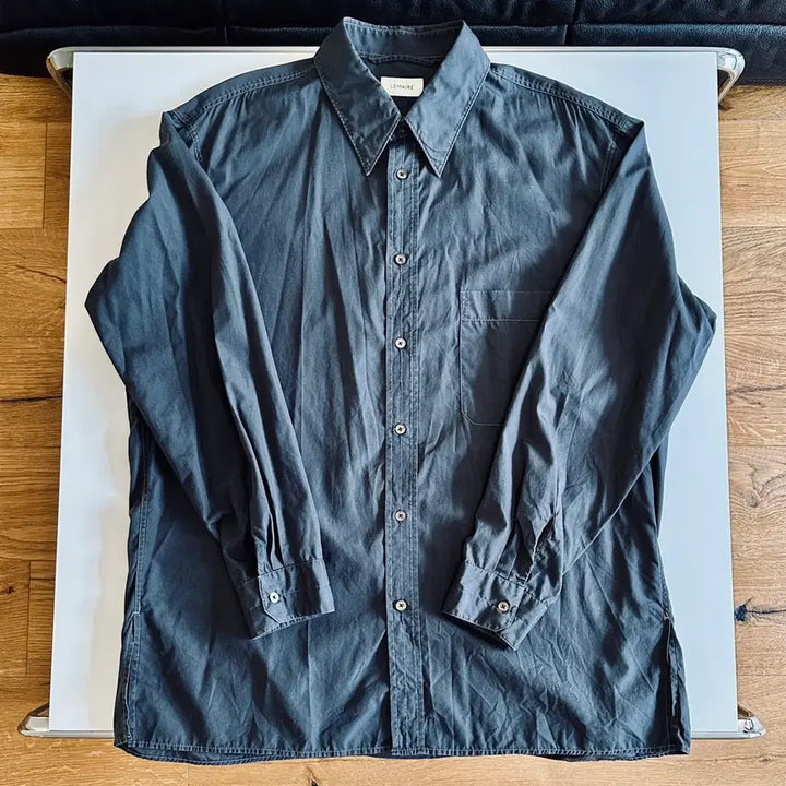 [SOLD OUT] 르메르 X SSENSE 오버사이즈 셔츠 차콜 50사이즈 신품급