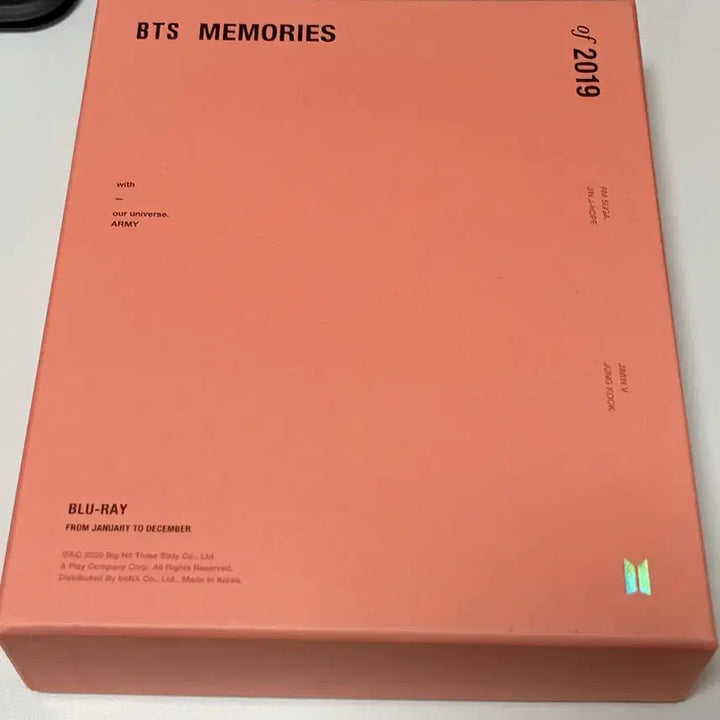 [BUNJANG] BTS 2019 Memories Photocard Set / 방탄소년단 2019 메모리즈 포카포함 풀박