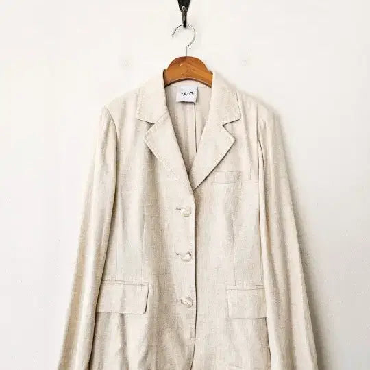 [BUNJANG] Edge Linen Jacket / 엣지 린넨 자켓