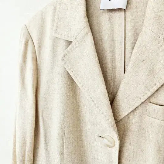 [BUNJANG] Edge Linen Jacket / 엣지 린넨 자켓