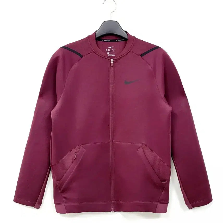 [BUNJANG] Nike Dri-FIT Pro Zip-Up Jacket Burgundy (Men&