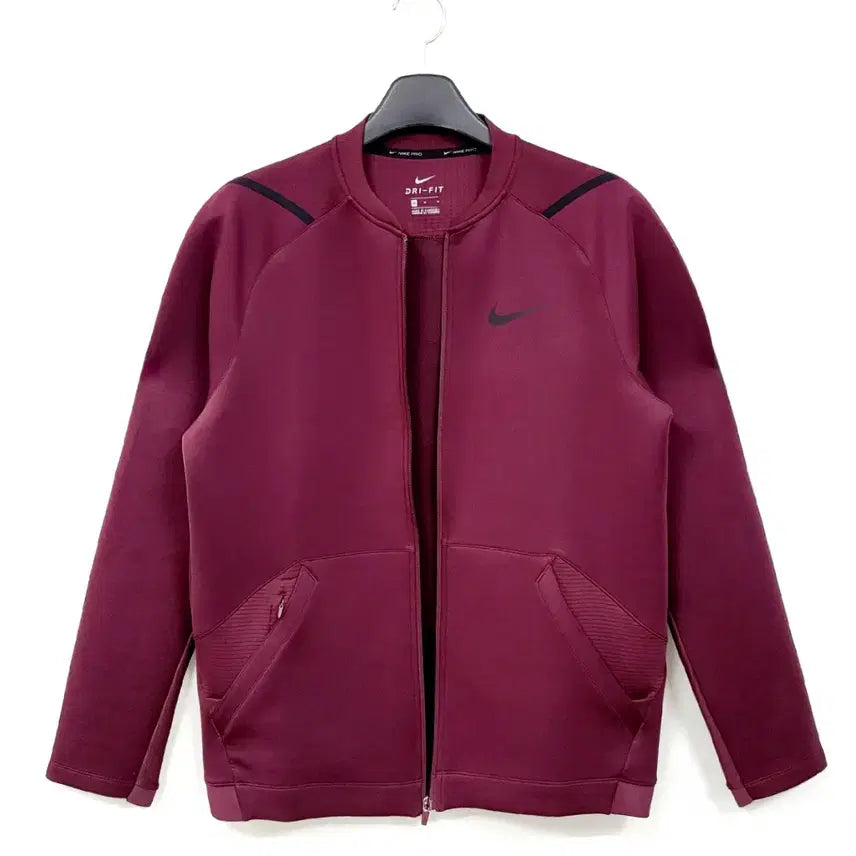 [BUNJANG] Nike Dri-FIT Pro Zip-Up Jacket Burgundy (Men&