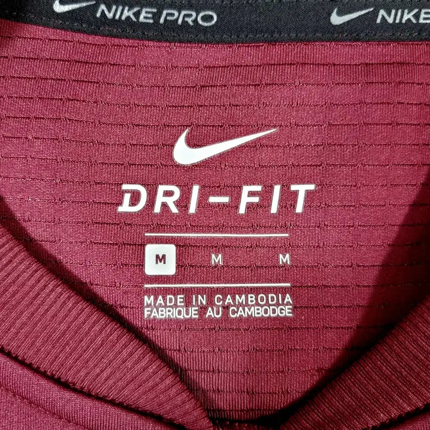 [BUNJANG] Nike Dri-FIT Pro Zip-Up Jacket Burgundy (Men&