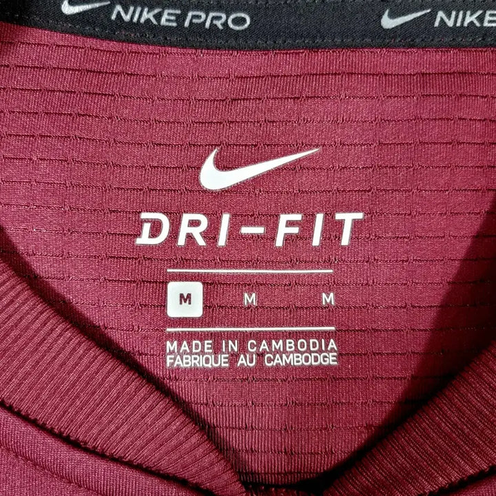 [BUNJANG] Nike Dri-FIT Pro Zip-Up Jacket Burgundy (Men&