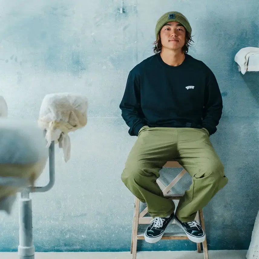 [BUNJANG] Vans X Yuuske Hanai Long Sleeve T-Shirt Black / [M] 반스 X 하나이유스케 긴팔티셔츠 블랙