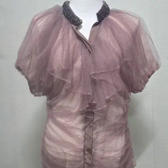 [BUNJANG] OBZEE Shirred Blouse / 오브제(OBZEE) 브랜드의 셔링 블라우스